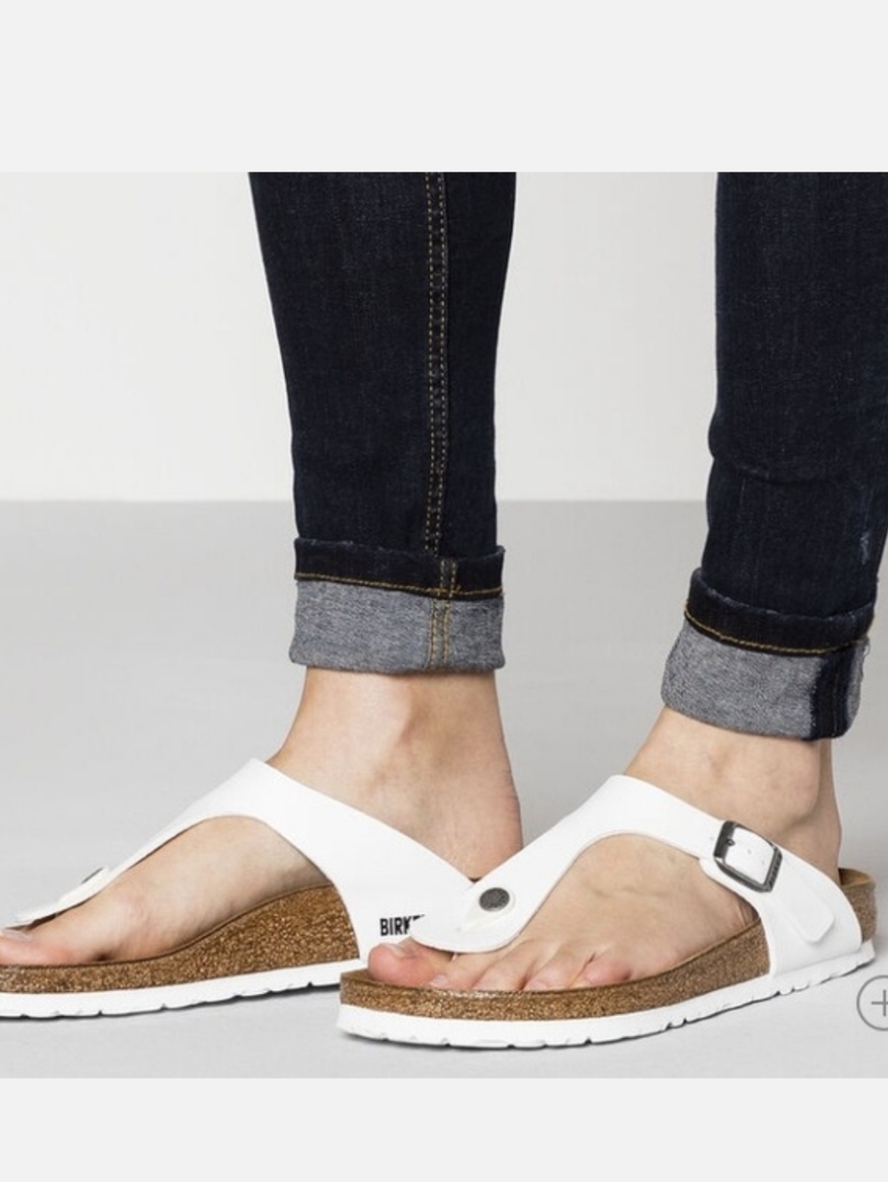 Birkenstock Gizeh White thong size 39